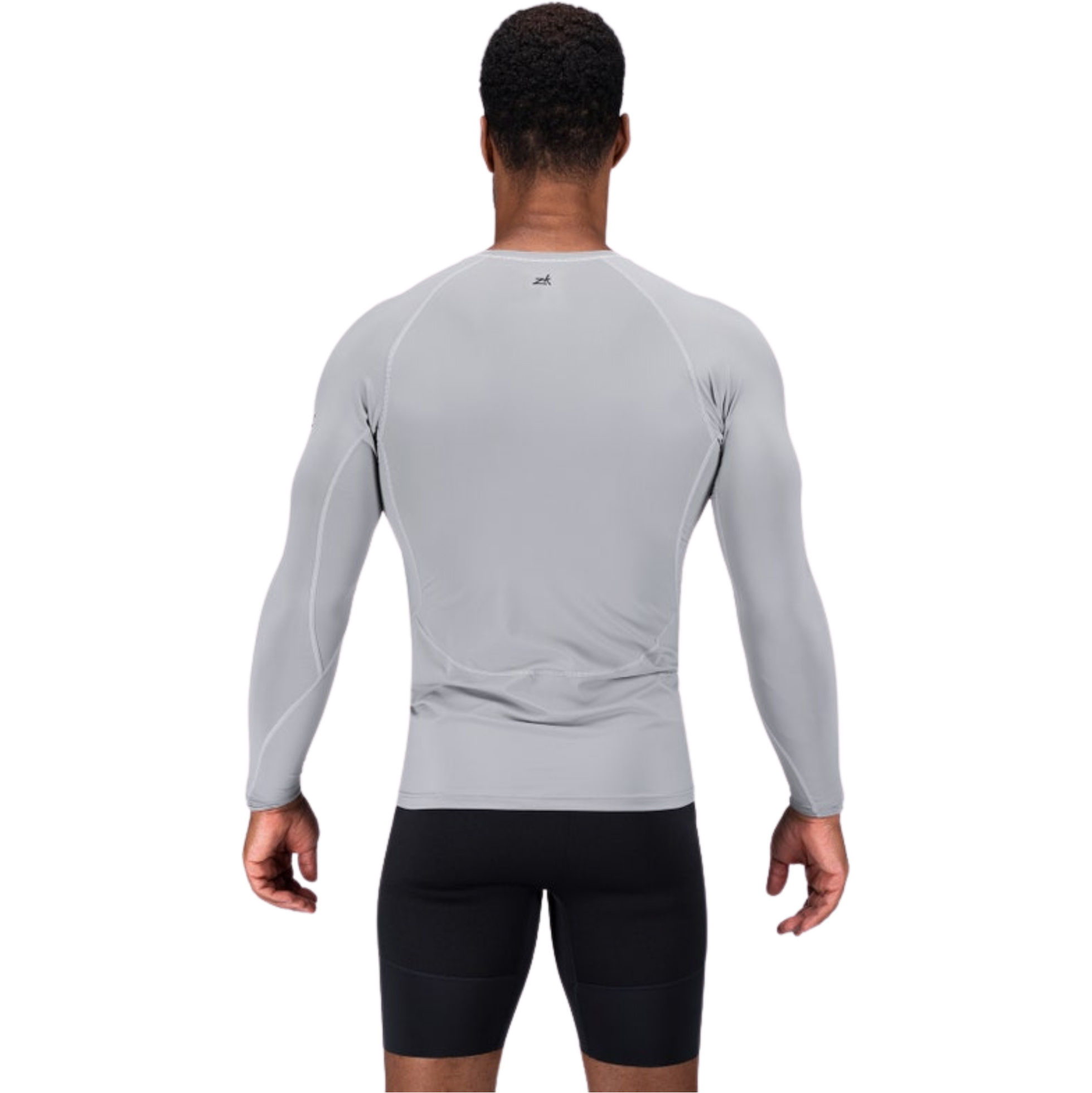 2026 Zhik Heren Eco Spandex LT Long Sleeve Baselayer Top DTP-0163-M-PLT - Platinum